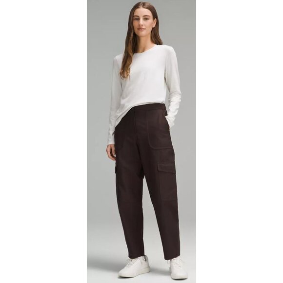 Lululemon Light Utilitech Cargo Pocket High-Rise Pant Espresso Brown 27 $148 NWT - Picture 2 of 14